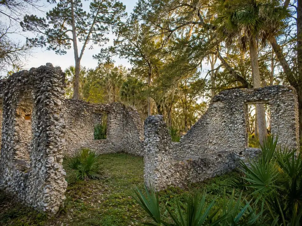 The tabby ruins of Noble Jones’s fortified house at Wormsloe